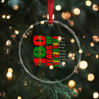 100 Years Of Black History Crystal Glass Ornament African American Historical Figures African American Teacher