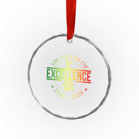 100 Years Of Excellence Black History Month 1926 2026 Crystal Glass Ornament