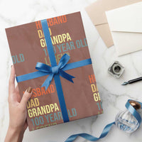 100th Birthday Wrapping Paper Roll Husband Dad Grandpa 100 Year Old Legend