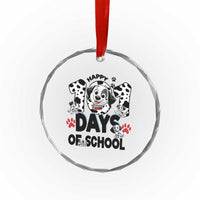 101 Days Of School Dalmatian Dogs Crystal Glass Ornament Happy 101th Day TS02