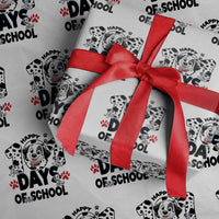 101 Days Of School Dalmatian Dogs Wrapping Paper Roll Happy 101th Day - Wonder Print Shop