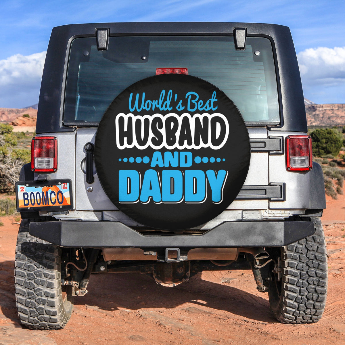 Father's Day Tire Covers - World's Best Husband And Daddy Spare Tire Cover NO.102 LT8 - Wonder Print Shop