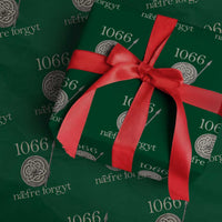 1066 Never Forget Wrapping Paper Roll Battle of Hastings Old English Anglo Saxon Warrior Medieval Shield - Wonder Print Shop