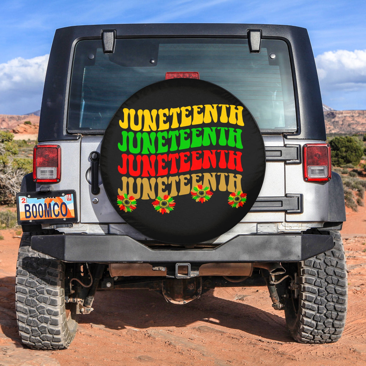 African Tire Covers - Juneteenth Spare Tire Cover NO.107 LT8 - Wonder Print Shop
