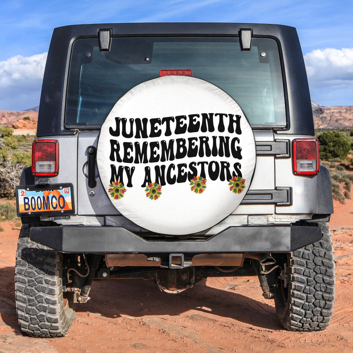 African Tire Covers - Juneteenth Spare Tire Cover Remembering My Ancestors NO.109 LT8 - Wonder Print Shop