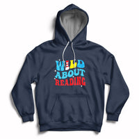 Wild About Reading Teacher Of Little Things Red White Stripe Reading Hoodie - Wonder Print Shop