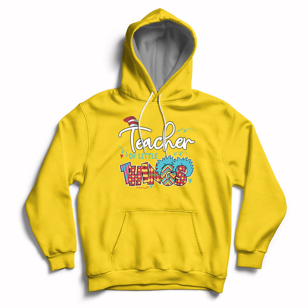 Teacher Of Little Things Teacher Day Reading Day Book Lovers Hoodie - Wonder Print Shop