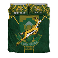 Personalised South Africa Rugby Bedding Set 2023 Go Springboks World Cup - Wonder Print Shop