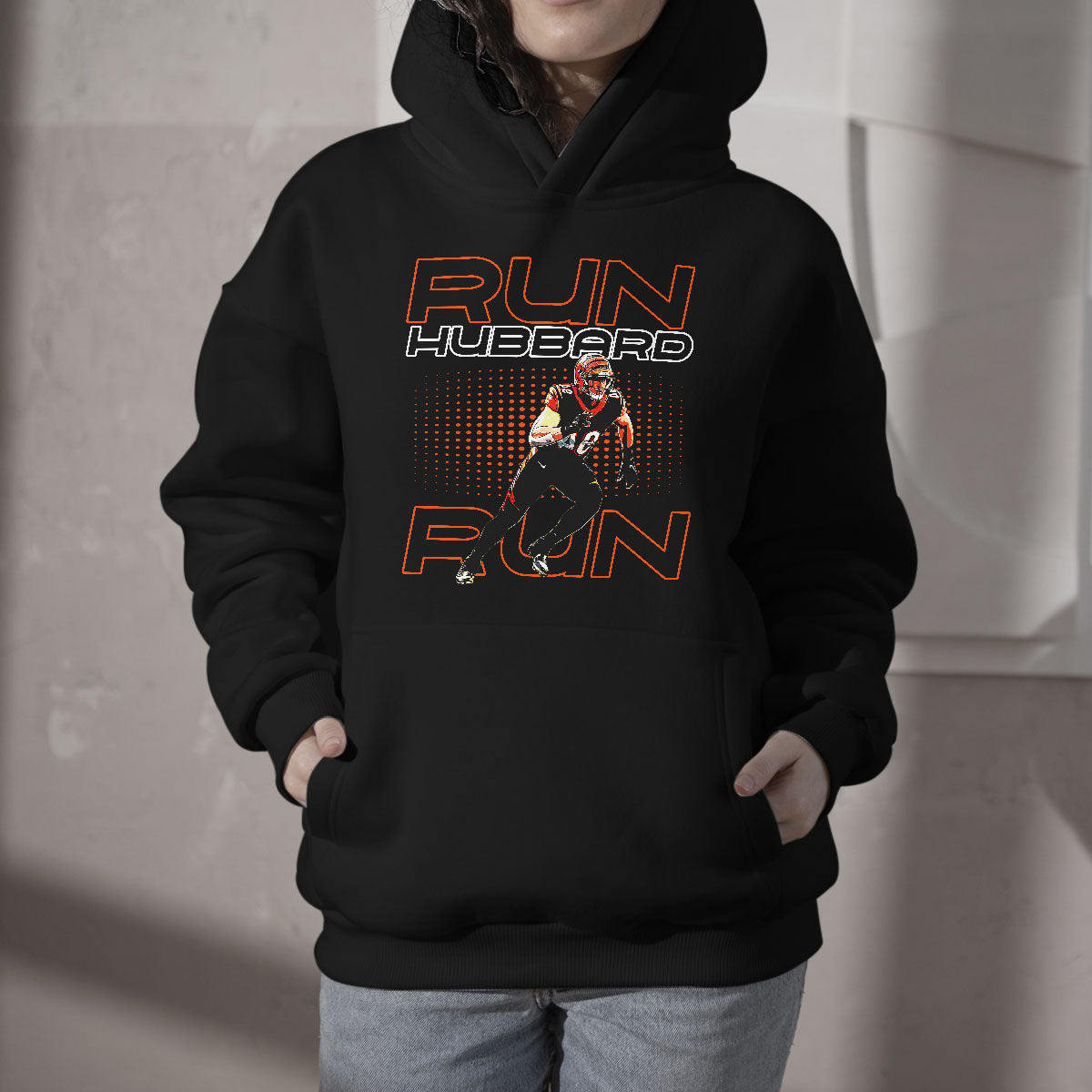 Run Hubbard Run Funny Joe Saying Hubbard Fan Hoodie - Wonder Print Shop