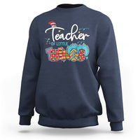 Teacher Of Little Things Teacher Day Reading Day Book Lovers Sweatshirt - Wonder Print Shop