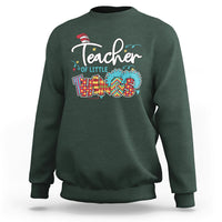 Teacher Of Little Things Teacher Day Reading Day Book Lovers Sweatshirt - Wonder Print Shop