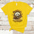 Sunshine Mixed With A Little Hurricane Floral Sunflower Skull Funny T-Shirt - Wonder Print Shop