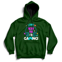 Can't Hear You I'm Gaming Funny Gaming Gamer Game Controller Hoodie - Wonder Print Shop