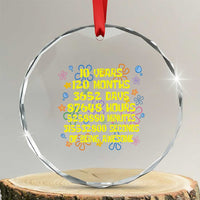 10th Birthday Gifts Crystal Glass Ornament Flowers 10 Years Of Being Awesome 10 Year Old Bday