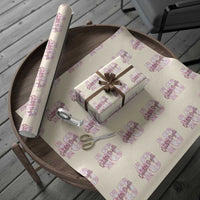10th Birthday Wrapping Paper Roll Double Digits Pink Coquette Bow 10 Year Old Aesthetic
