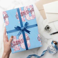 10th Birthday Wrapping Paper Roll Double Digits Pink Coquette Bow 10 Year Old Aesthetic