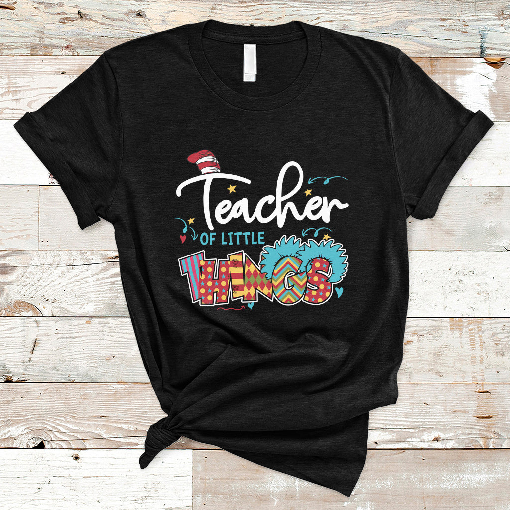 Teacher Of Little Things Teacher Day Reading Day Book Lovers T Shirt - Wonder Print Shop