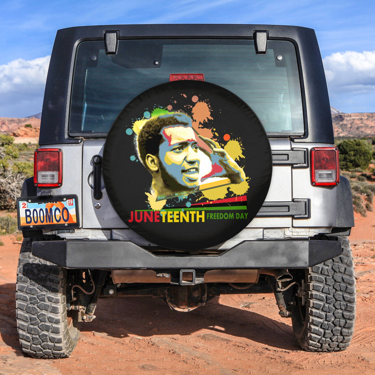 African Tire Covers - Juneteenth Spare Tire Cover Fred Hampton Freedom Day NO.11 LT8 - Wonder Print Shop