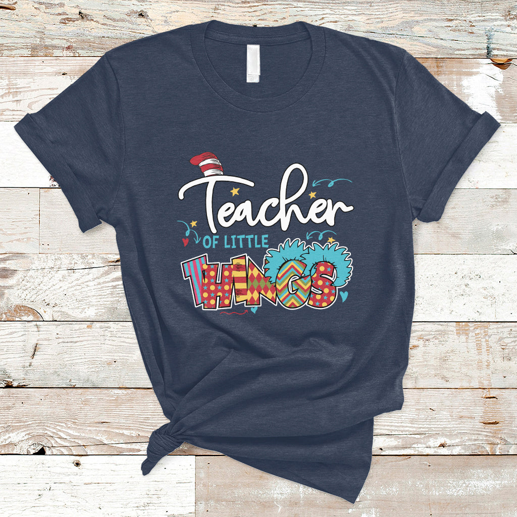 Teacher Of Little Things Teacher Day Reading Day Book Lovers T Shirt - Wonder Print Shop