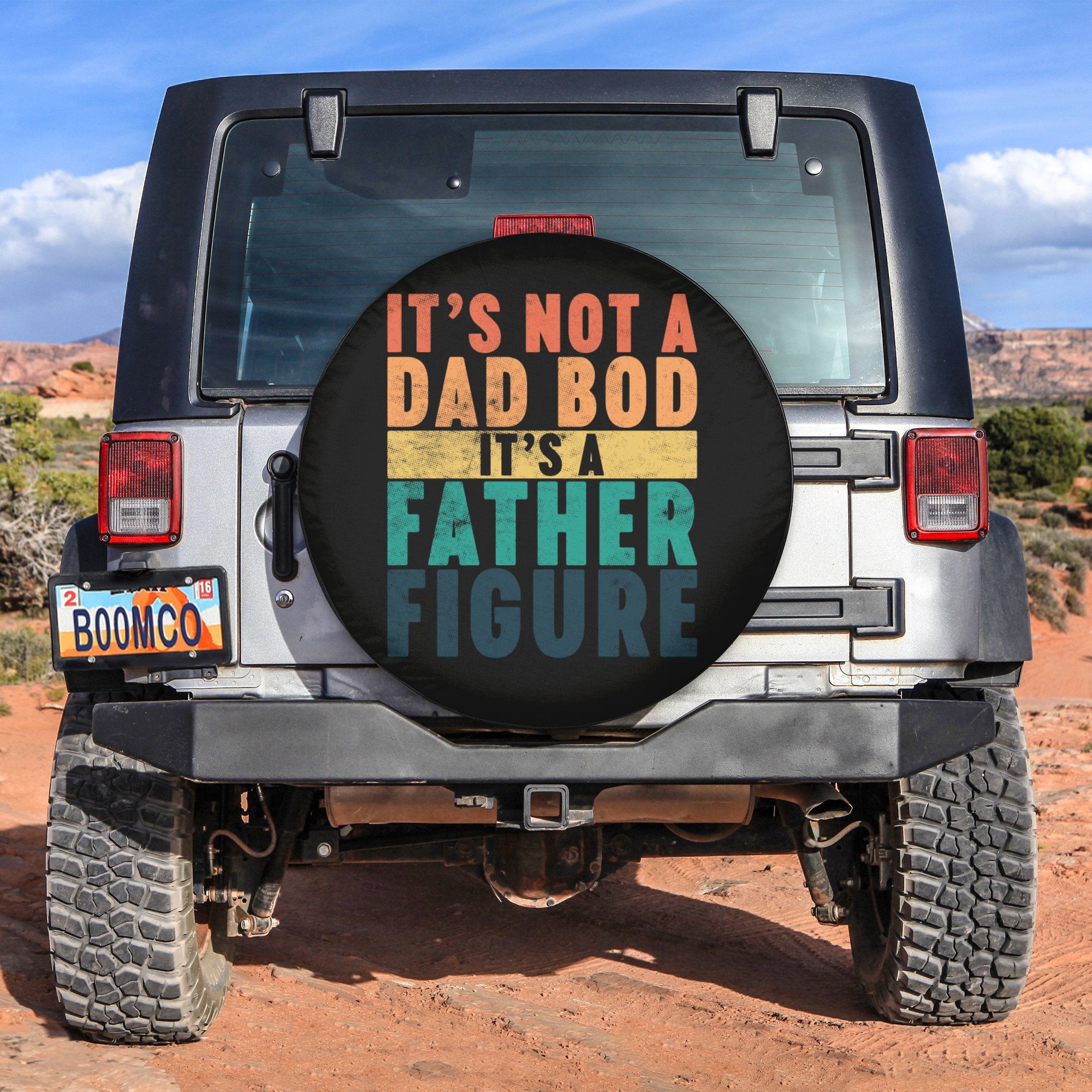 Father's Day Tire Covers - It's Not A Dad Bod It's A Father Figure Spare Tire Cover NO.119 LT8 - Wonder Print Shop