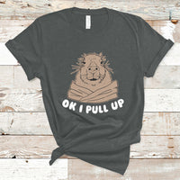 Vintage Funny Ok I Pull Up Meme Capybara Meme T Shirt - Wonder Print Shop
