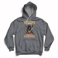 Bikers Don't Go Grey We Turn Chrome Funny Biker Motorcycle Old Man Biker Hoodie - Wonder Print Shop