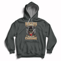 Bikers Don't Go Grey We Turn Chrome Funny Biker Motorcycle Old Man Biker Hoodie - Wonder Print Shop