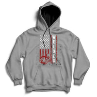 Welder Vintage Usa American Flag Patriotic Welding Hoodie - Wonder Print Shop