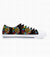 Sunflower Skull Tie Dye Low Top Canvas Shoes Low Top Shoes