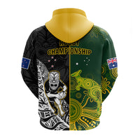 Australia Rugby Mix Aotearoa Rugby Hoodie Wallabies All Black Special Version - Wonder Print Shop
