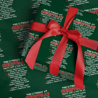 12 Pains of Christmas Parody Wrapping Paper Roll Funny Twist on the 12 Days of Christmas Tradition - Wonder Print Shop
