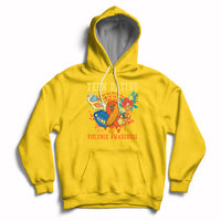 Spread Teen Dating Violence Awareness Orange Butterfly Hoodie - Wonder Print Shop