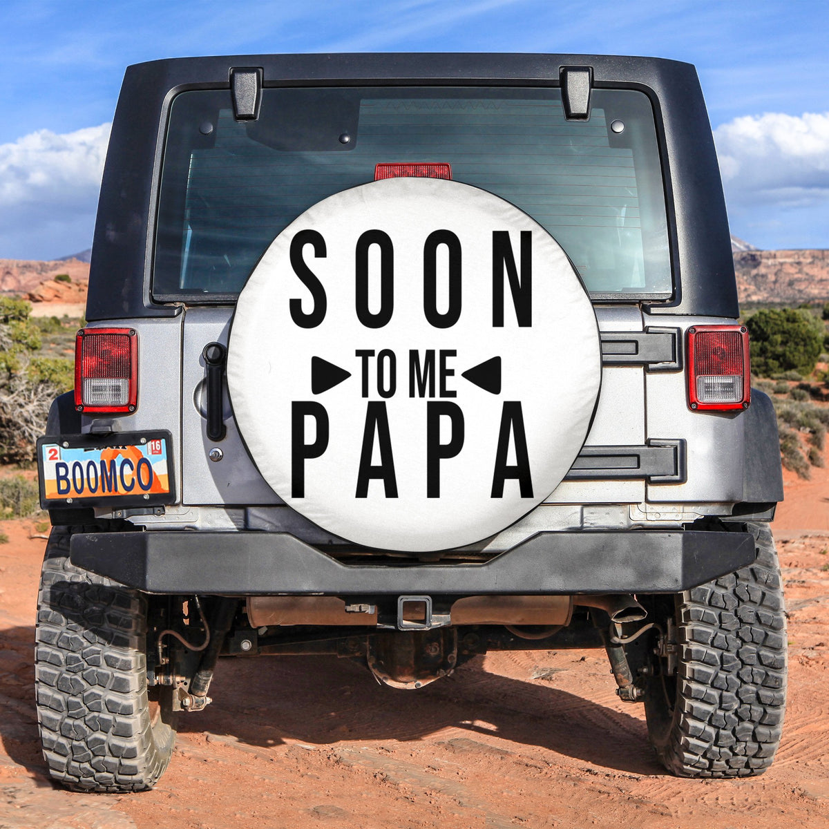 Father's Day Tire Covers - Soon To Me Papa Spare Tire Cover NO.124 LT8 - Wonder Print Shop