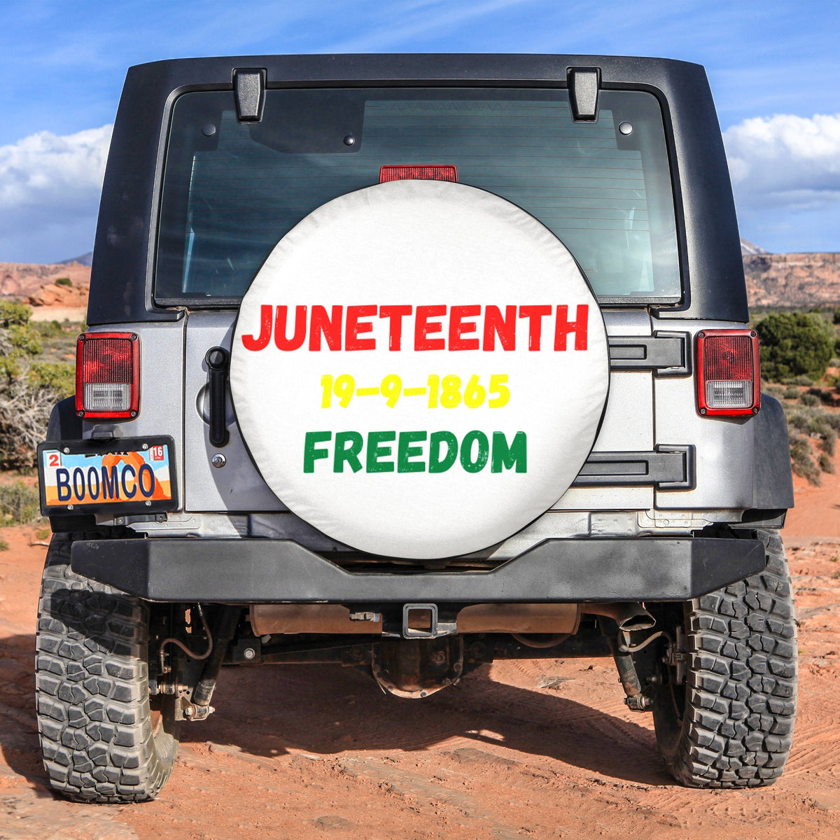 African Tire Covers - Juneteenth Spare Tire Cover Freedom Vibes NO.128 LT8 - Wonder Print Shop
