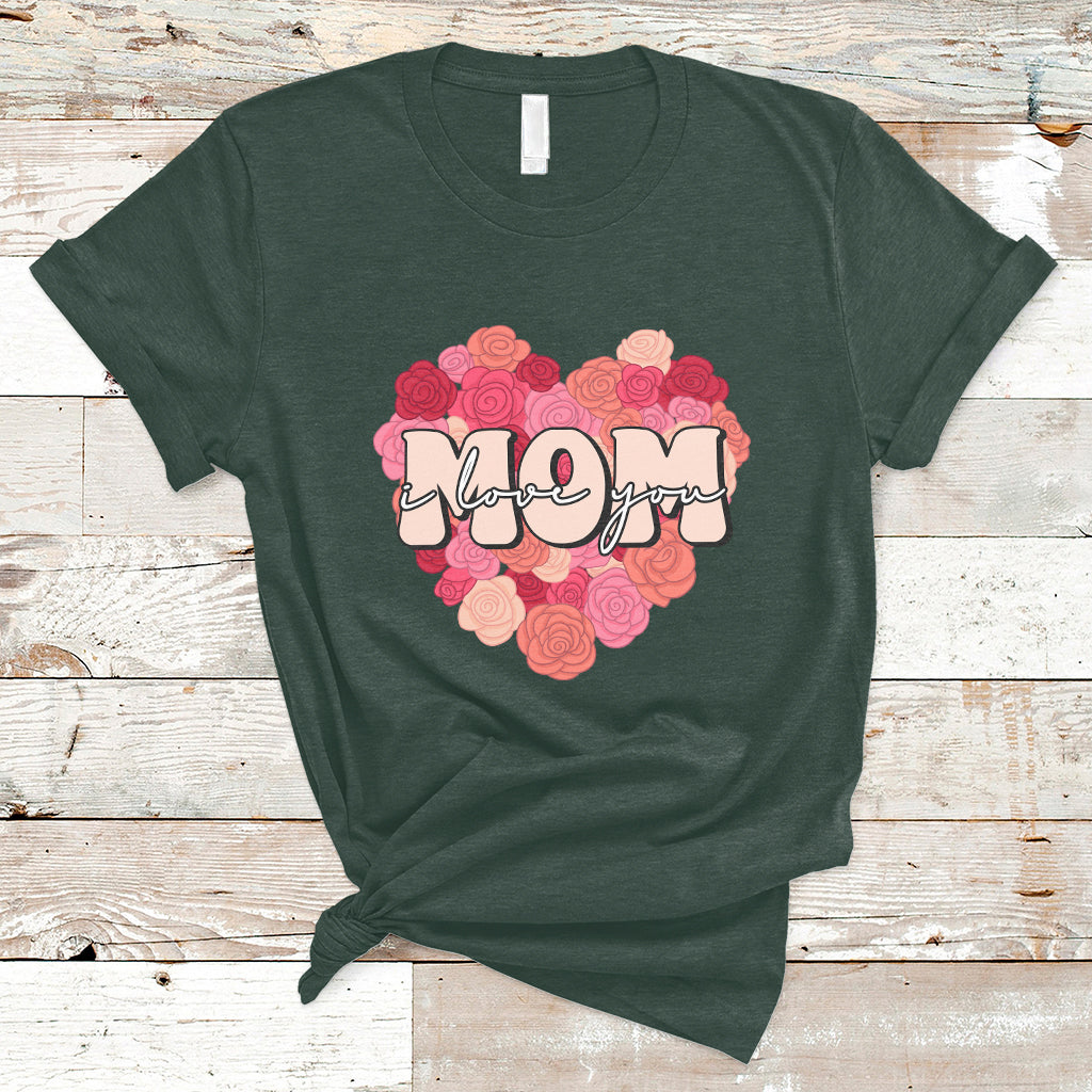 I Love You Mom Happy Mother's Day Mommy And Me Matching T Shirt - Wonder Print Shop