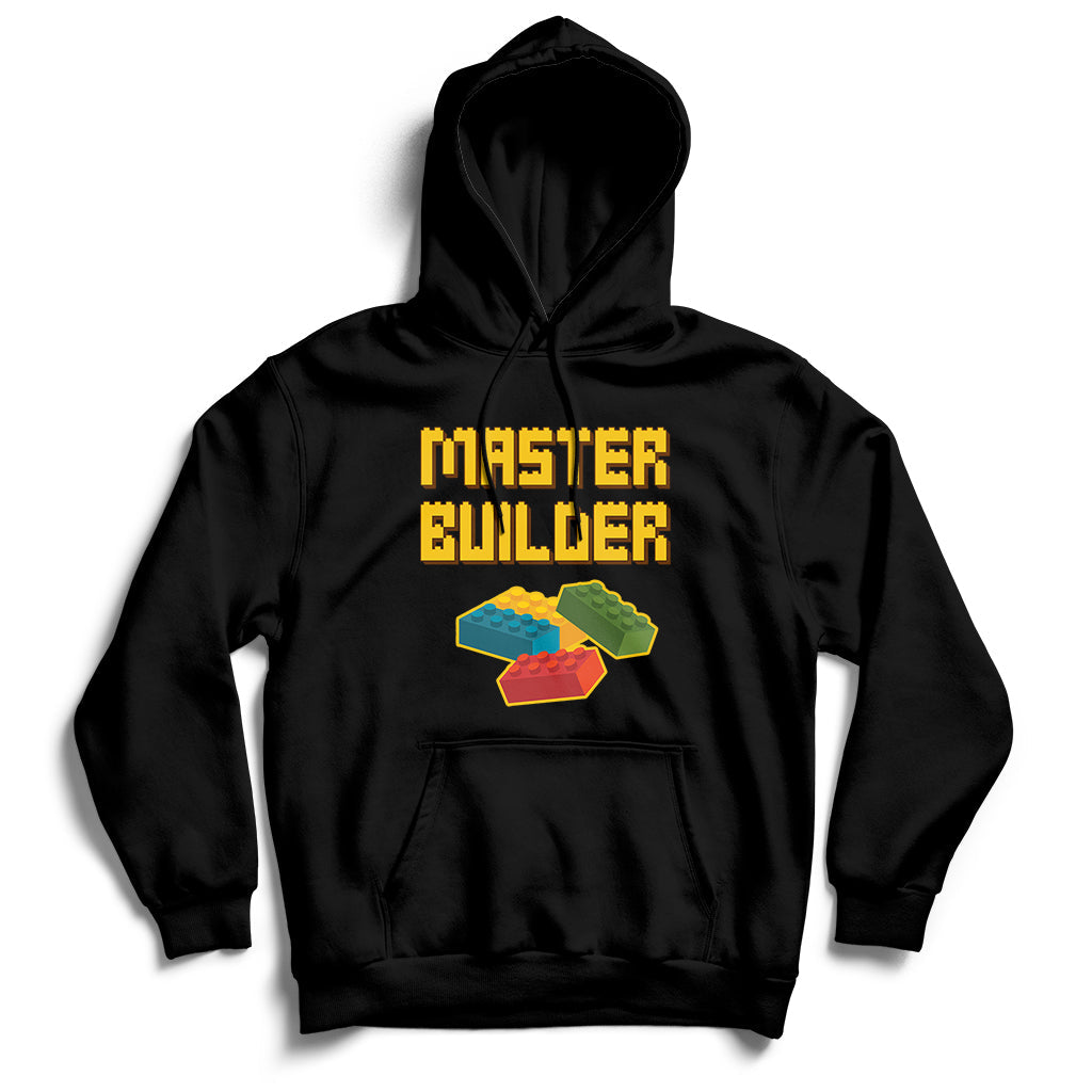 Building Blocks Bricks Master Builder Engineer Construction Hoodie - Wonder Print Shop