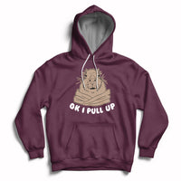 Vintage Funny Ok I Pull Up Meme Capybara Meme Hoodie - Wonder Print Shop