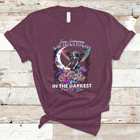 Find Someone Who Grows Flowers In The Darkest Part Of You Fairy Skull Skeleton T-Shirt - Wonder Print Shop