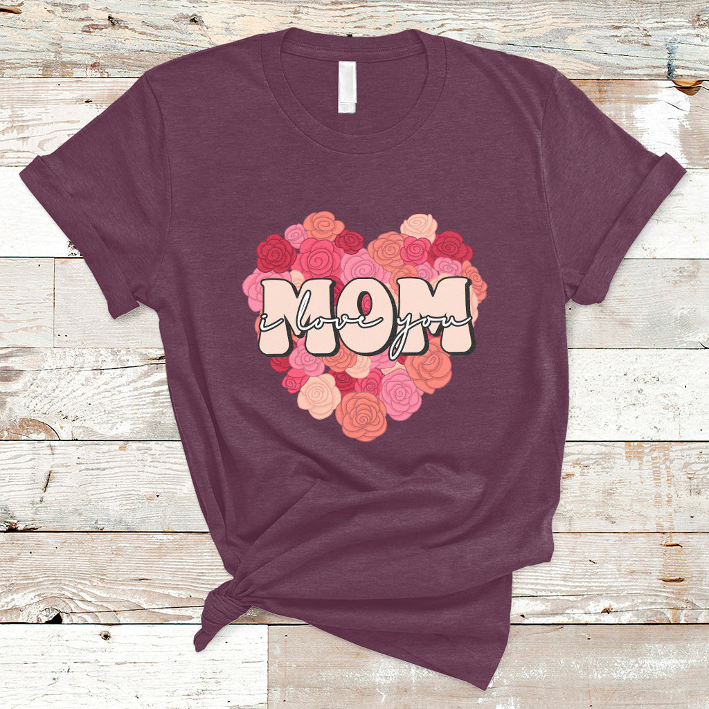 I Love You Mom Happy Mother's Day Mommy And Me Matching T Shirt - Wonder Print Shop