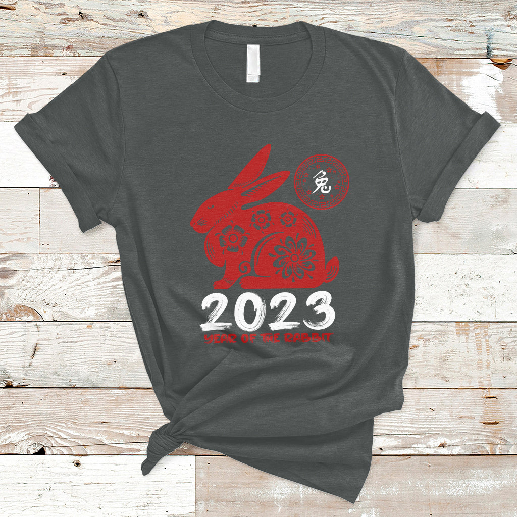 Year Of The Rabbit Yin Yang Happy Chinese New Year 2023 T Shirt - Wonder Print Shop