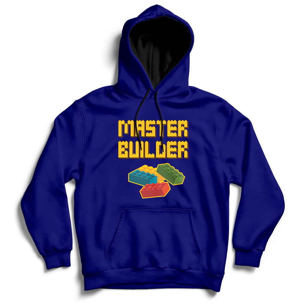 Building Blocks Bricks Master Builder Engineer Construction Hoodie - Wonder Print Shop