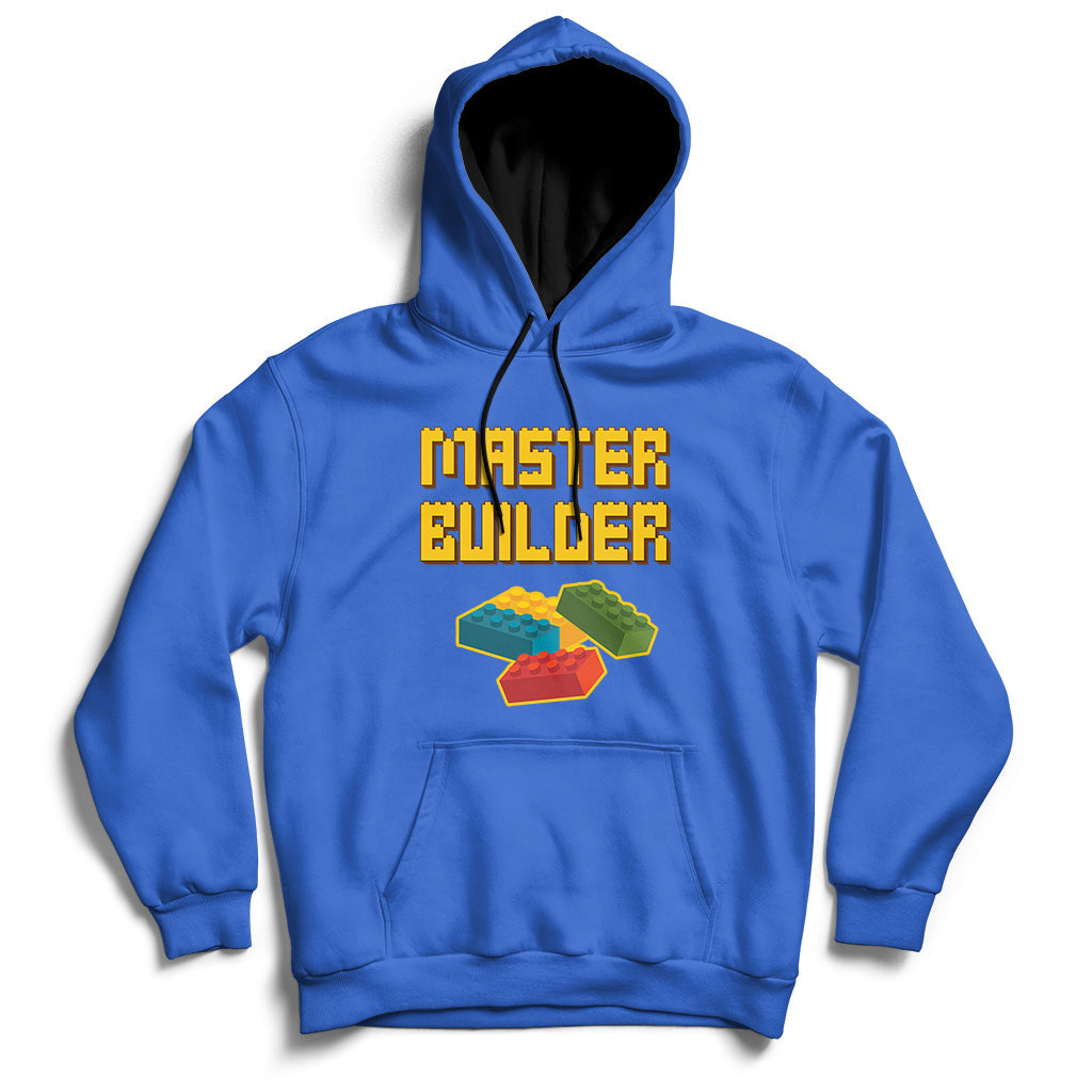Building Blocks Bricks Master Builder Engineer Construction Hoodie - Wonder Print Shop