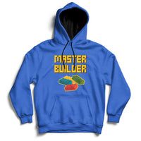 Building Blocks Bricks Master Builder Engineer Construction Hoodie - Wonder Print Shop