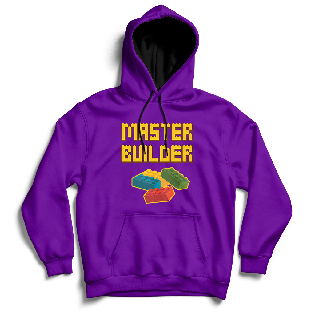 Building Blocks Bricks Master Builder Engineer Construction Hoodie - Wonder Print Shop