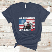 Washington Adams 1789 American Patriots Presidents Day US History US Pride Political T-Shirt - Wonder Print Shop