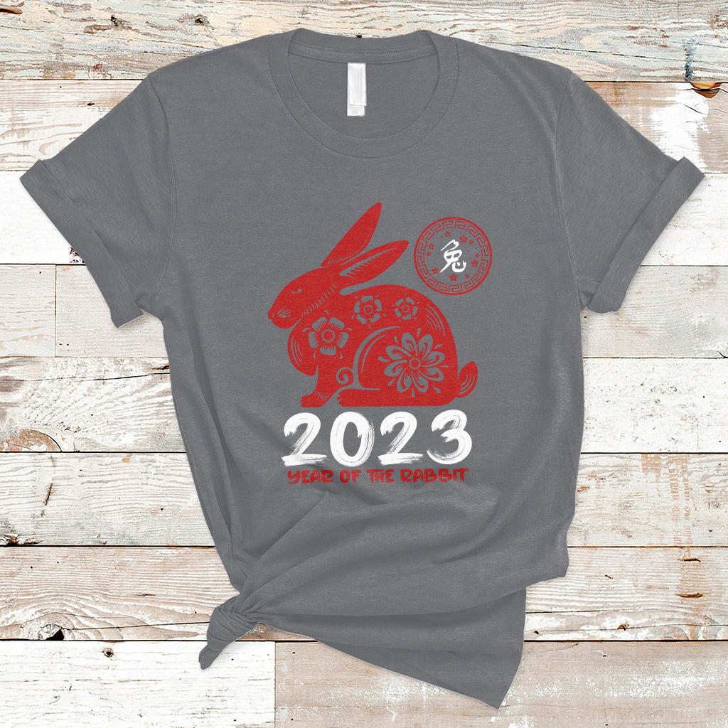 Year Of The Rabbit Yin Yang Happy Chinese New Year 2023 T Shirt - Wonder Print Shop
