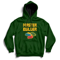 Building Blocks Bricks Master Builder Engineer Construction Hoodie - Wonder Print Shop