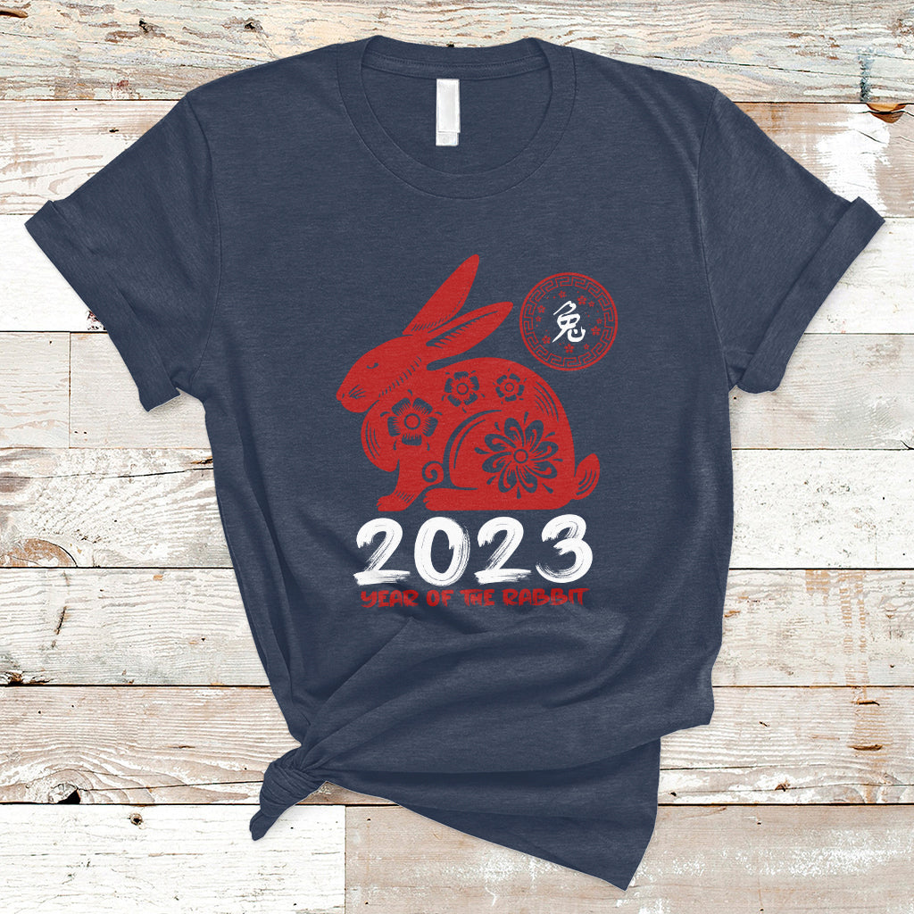 Year Of The Rabbit Yin Yang Happy Chinese New Year 2023 T Shirt - Wonder Print Shop