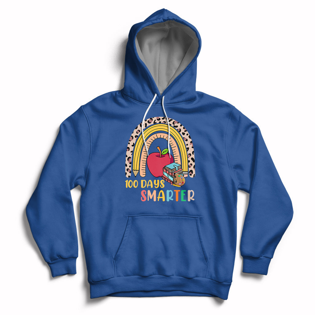 Vintage 100 Days Of School Y'all 100 Days Smarter Students Hoodie - Wonder Print Shop