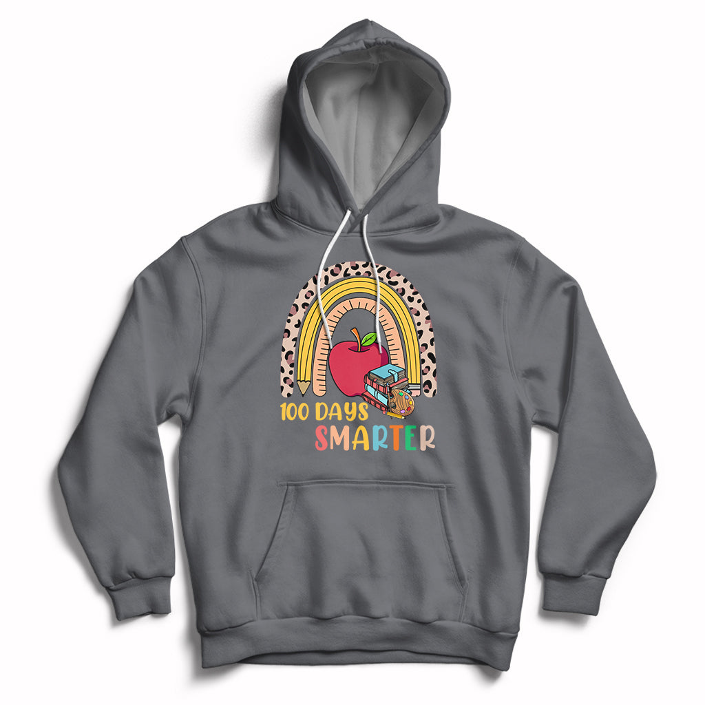 Vintage 100 Days Of School Y'all 100 Days Smarter Students Hoodie - Wonder Print Shop